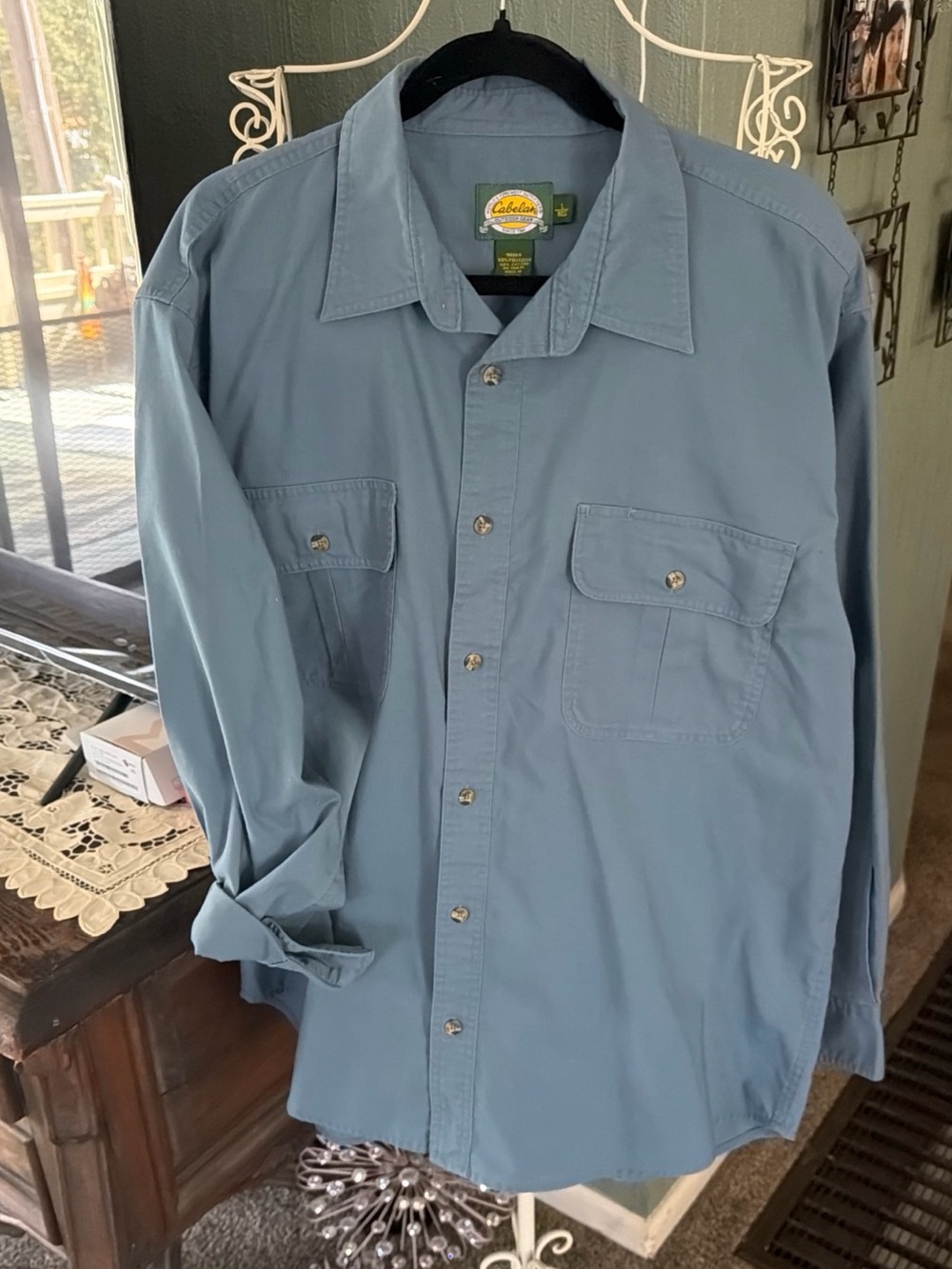 Cabela's Men's Slate Blue Lightweight Shirt Jacket